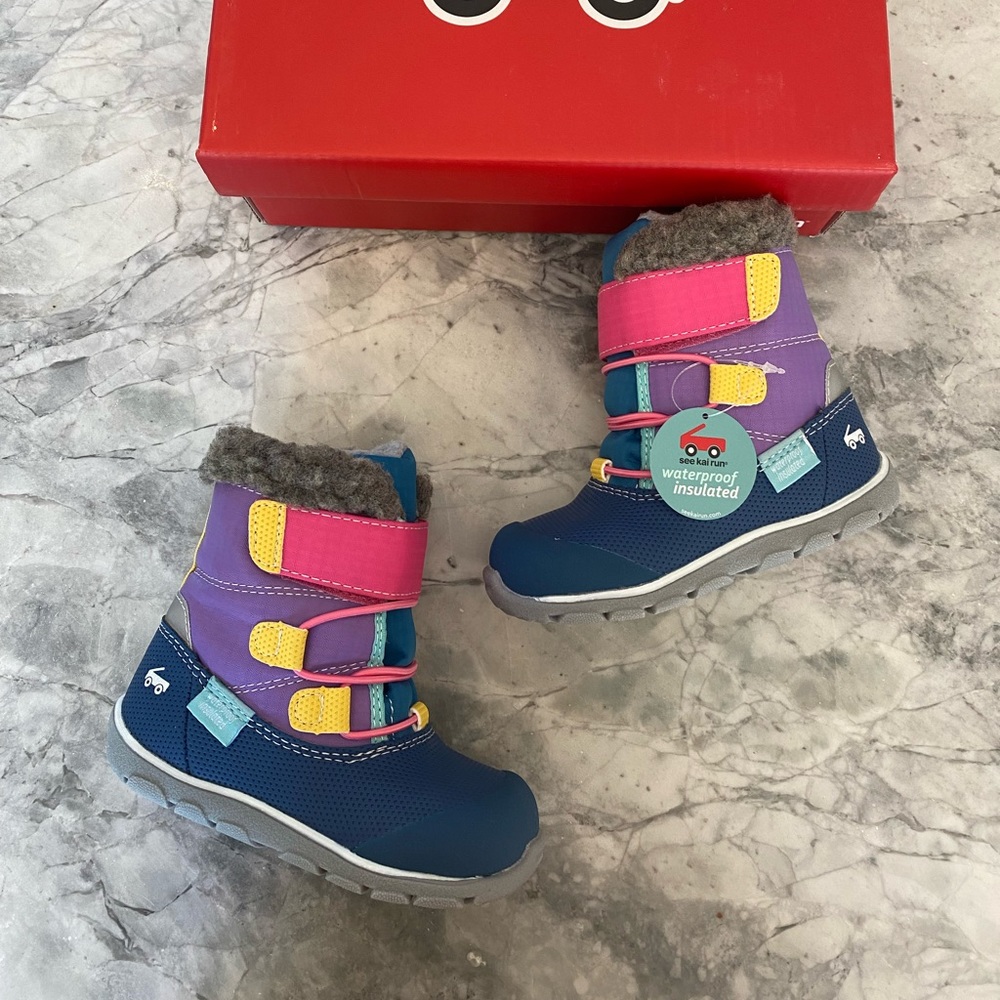 See Kai run toddler girls winter snow boots size 7
